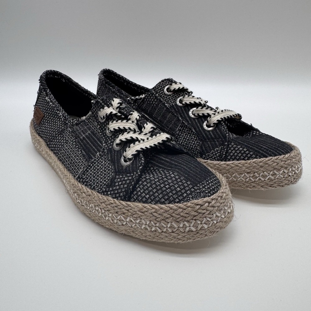 Blowfish Malibu Buenos Womens Oxfords Shoes Black EspadrilleSneakers Size 8.5